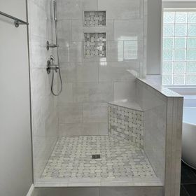 Bathroom remodel in Cary, NC.