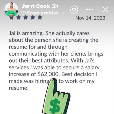 Avatar for Jai, CPRW- 24 Hour (LinkedIn + Job Help)-Pay Later