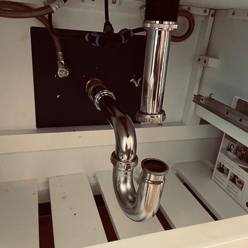 Replace a p trap for a sink 