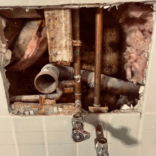 Remove and install a new sink 