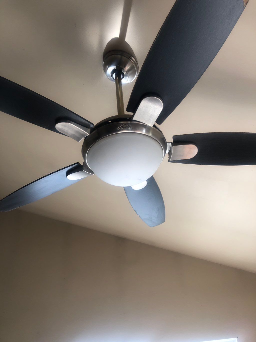 Completed Arch ceiling fan with remote and electri