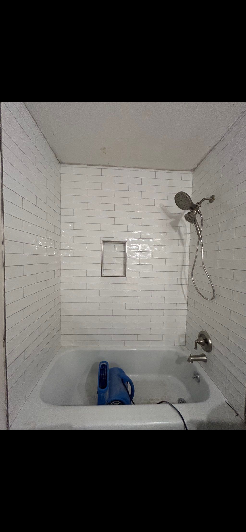 Incomplete shower remodel 