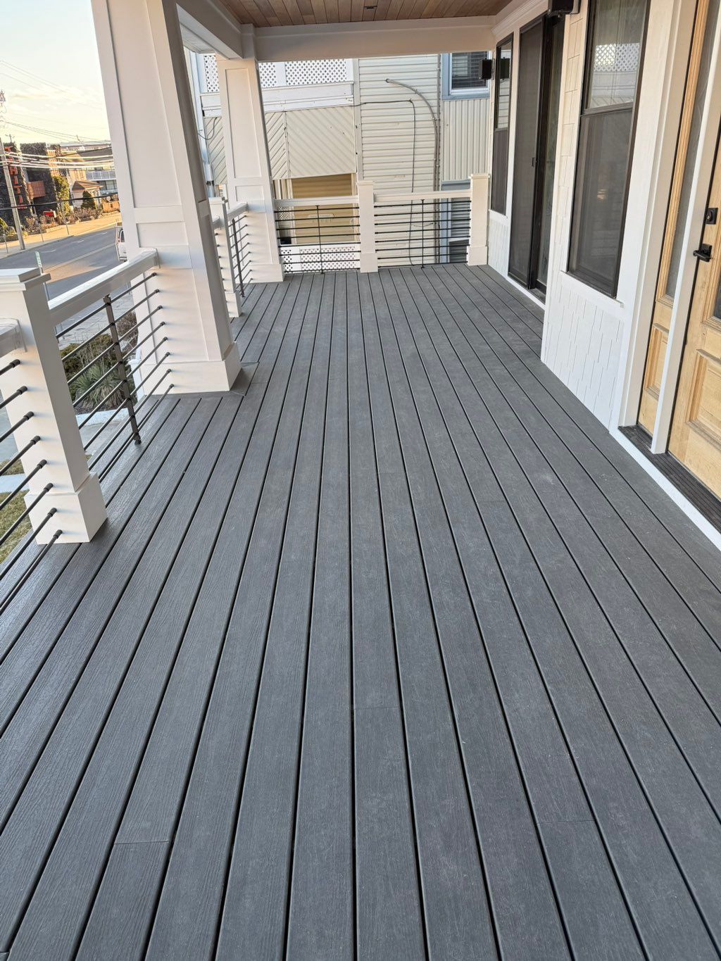 Railings and deck