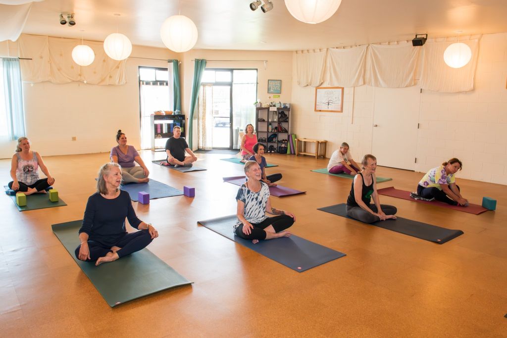 When I needed some nice shots of my yoga studio an