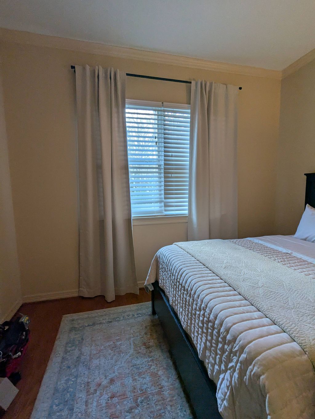 More curtain rods. No studs, very solid on a butte