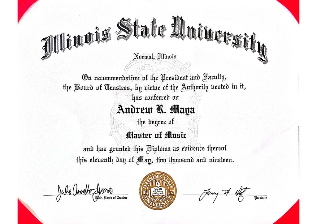 ISU Master's Degree