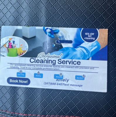 Avatar for Anny cleaning service 5 starts