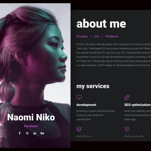 Digital Resume Design