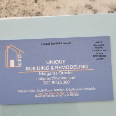 Avatar for Unique Building and Remodeling LLC