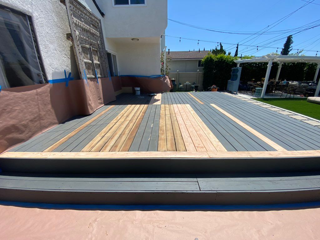 "Engage in deck restoration by replacing any damag