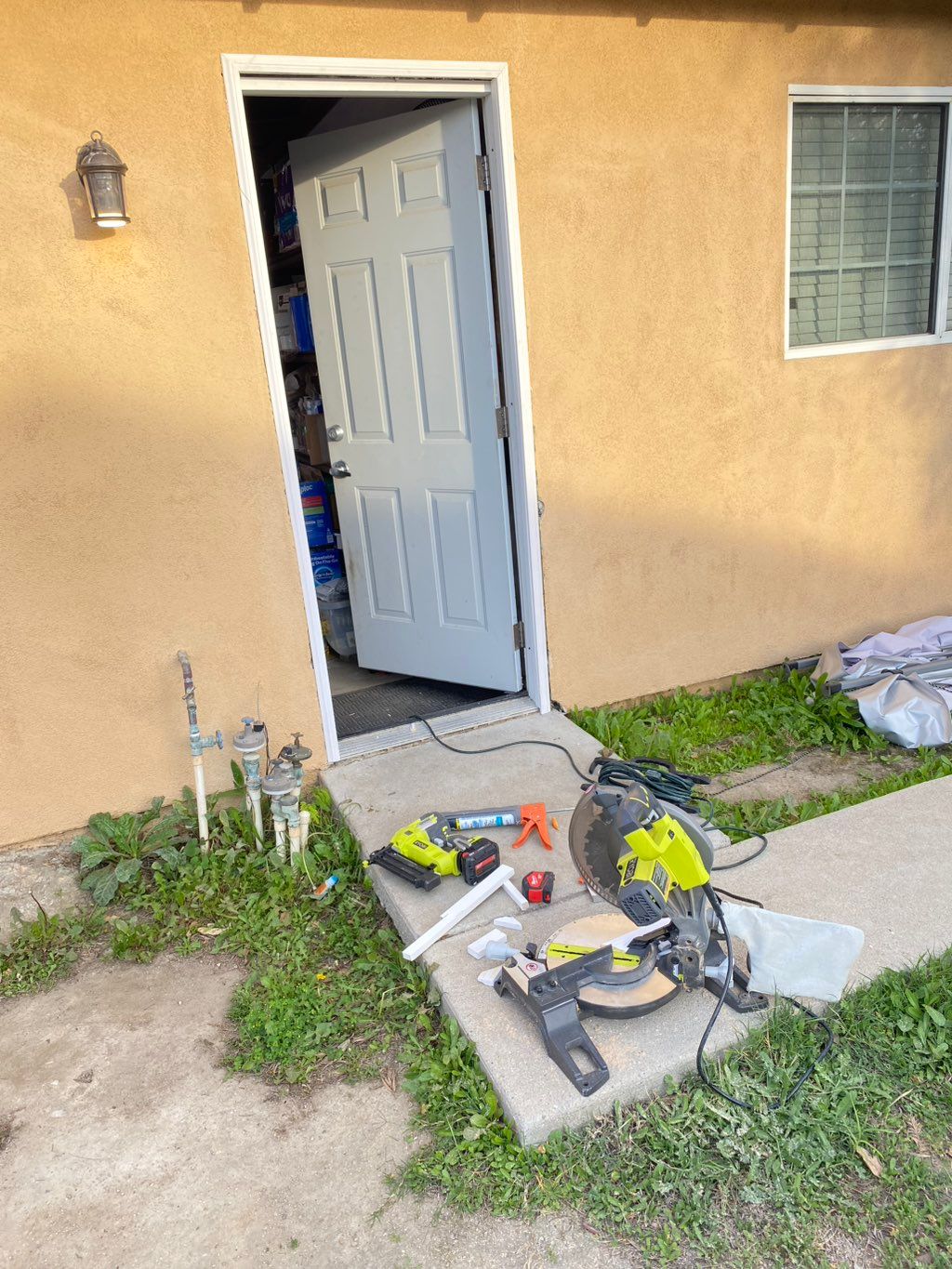 Instal new door , average price is $150-$250