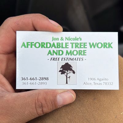 Avatar for Affordable tree work & more