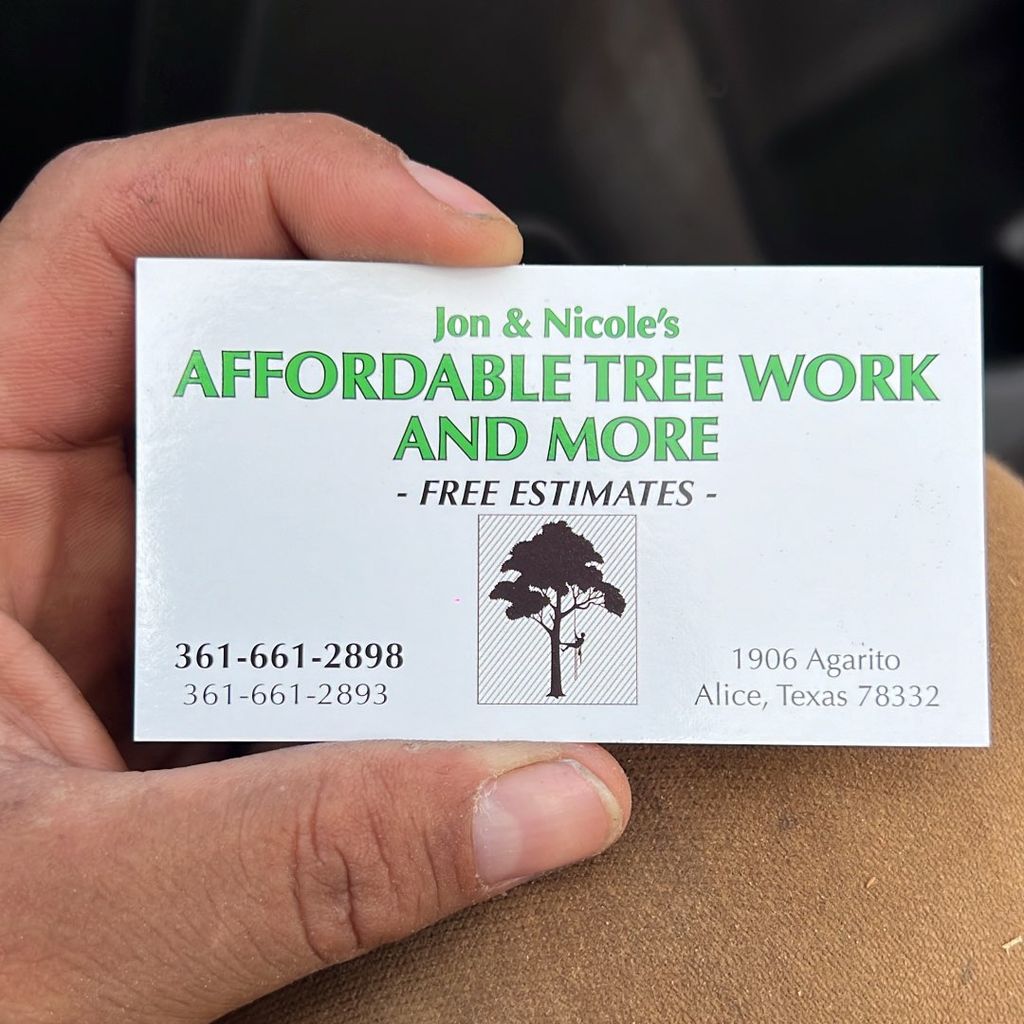 Affordable tree work & more