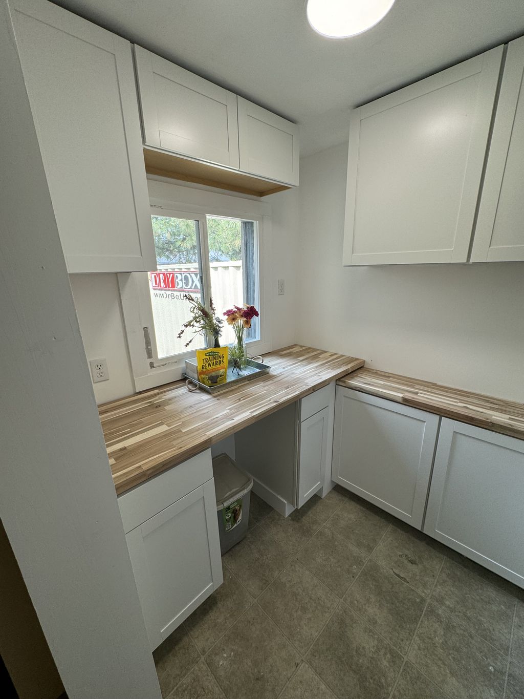 This Mudroom started as a noninsulated room with j