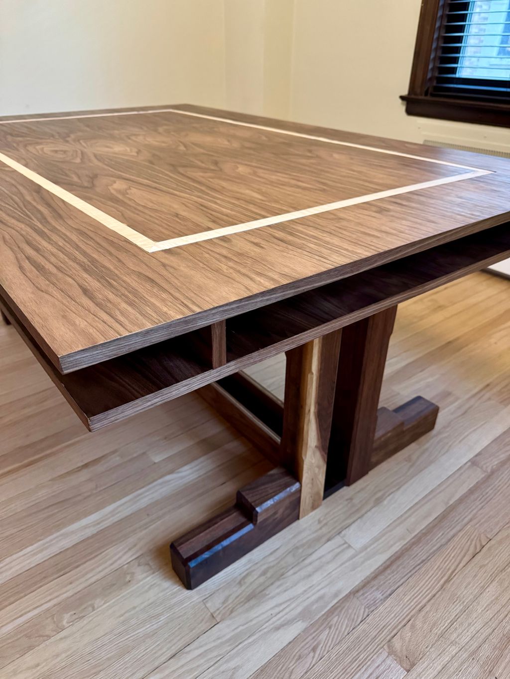 Custom Gaming and Dining table. Made out of Walnut