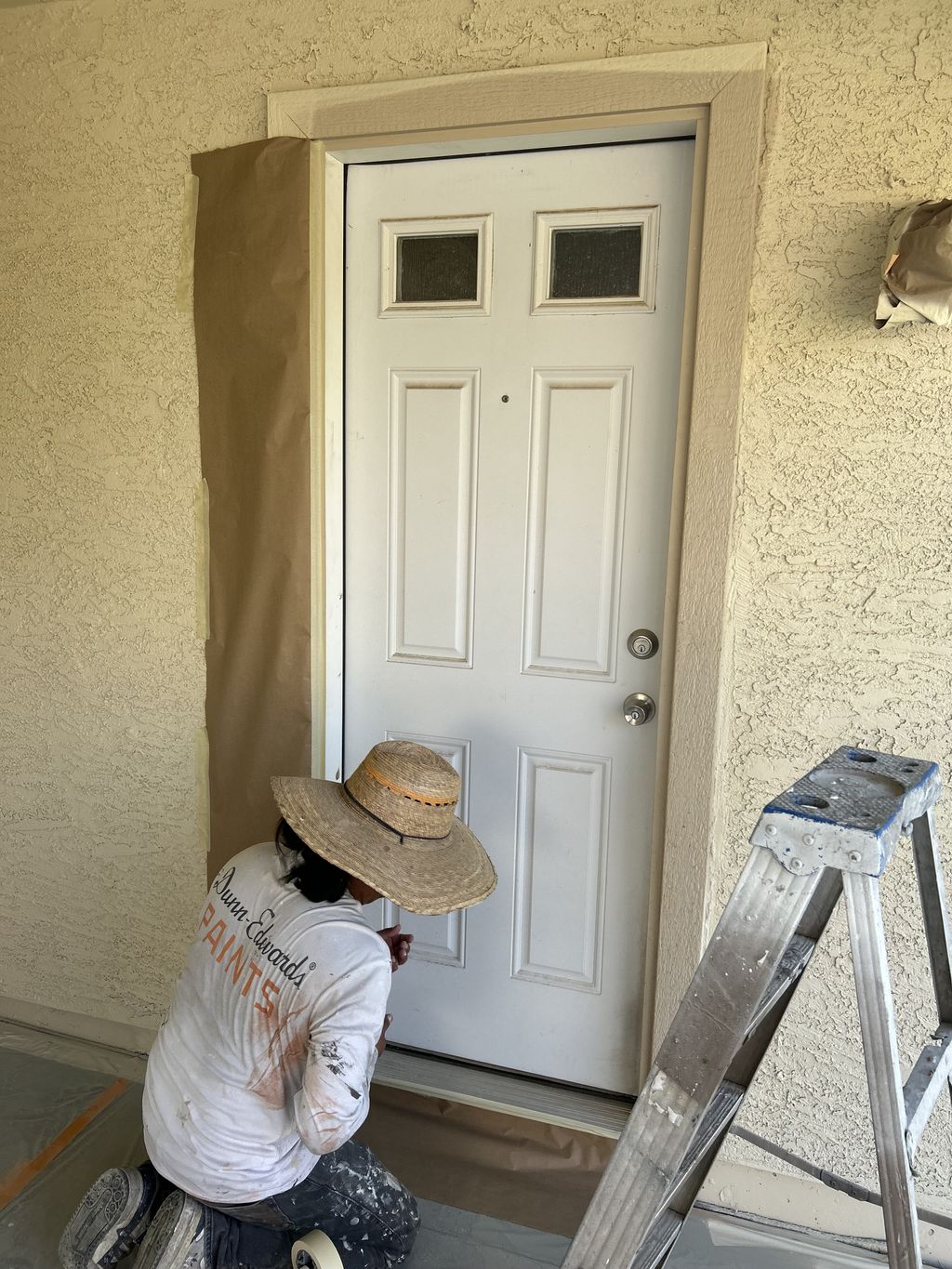 Masking Door To Be Painted