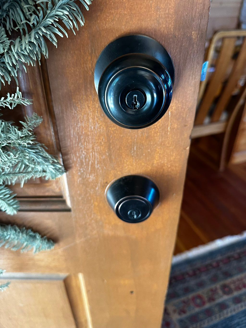 Before smart lock installation 