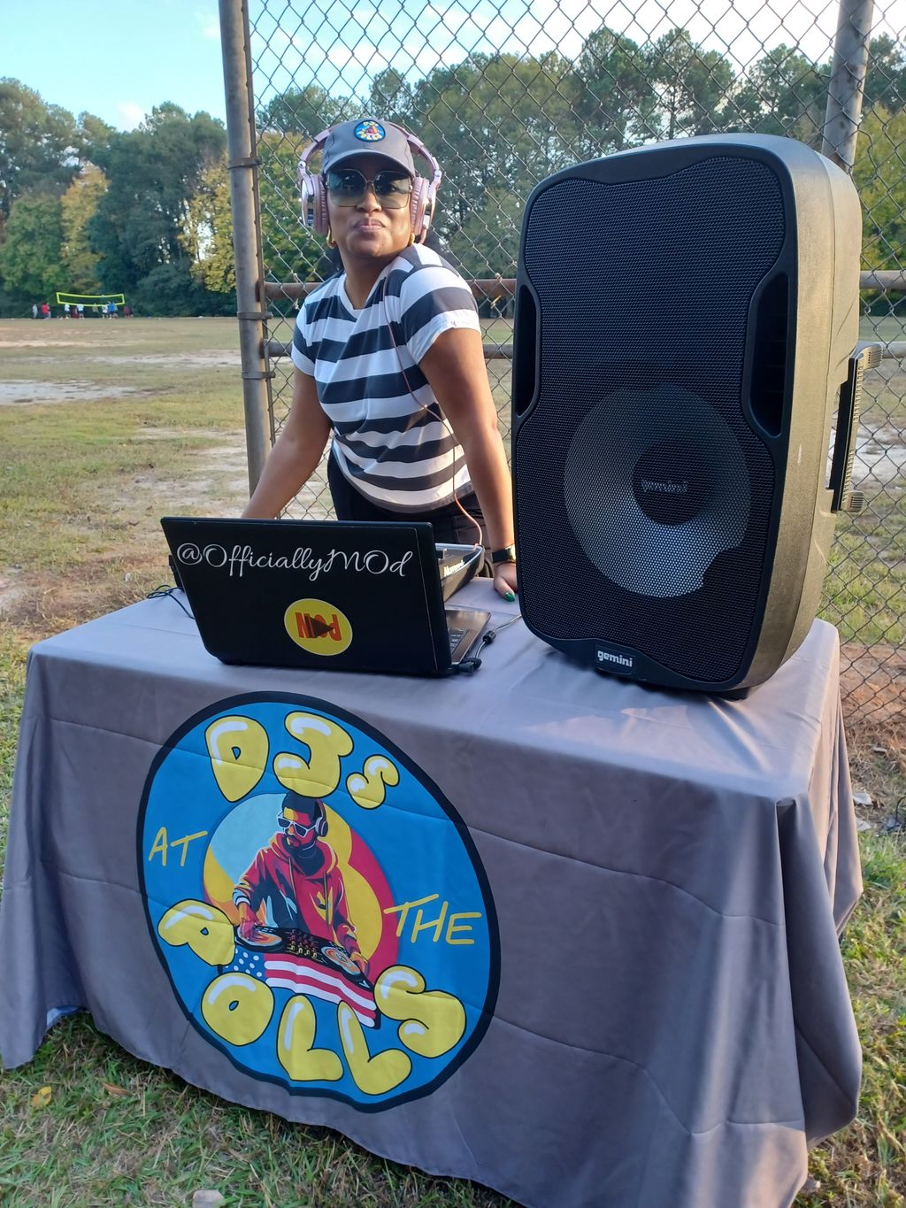 DJ at the Polls