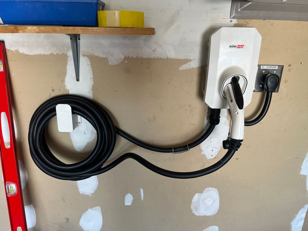 EV charger install- SolarEdge