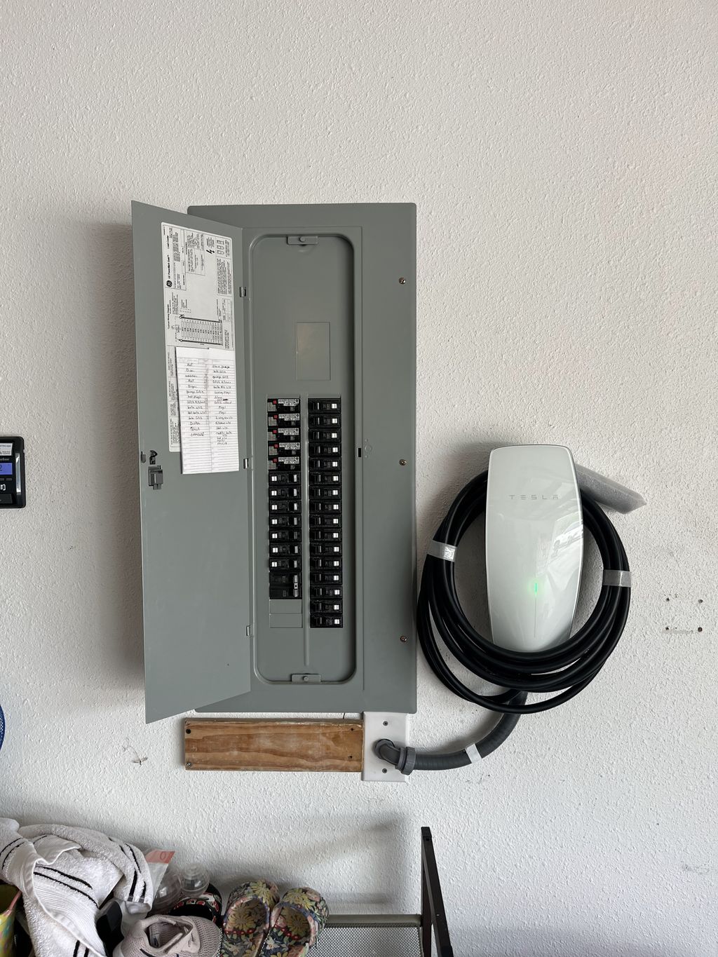 EV charger install- Tesla