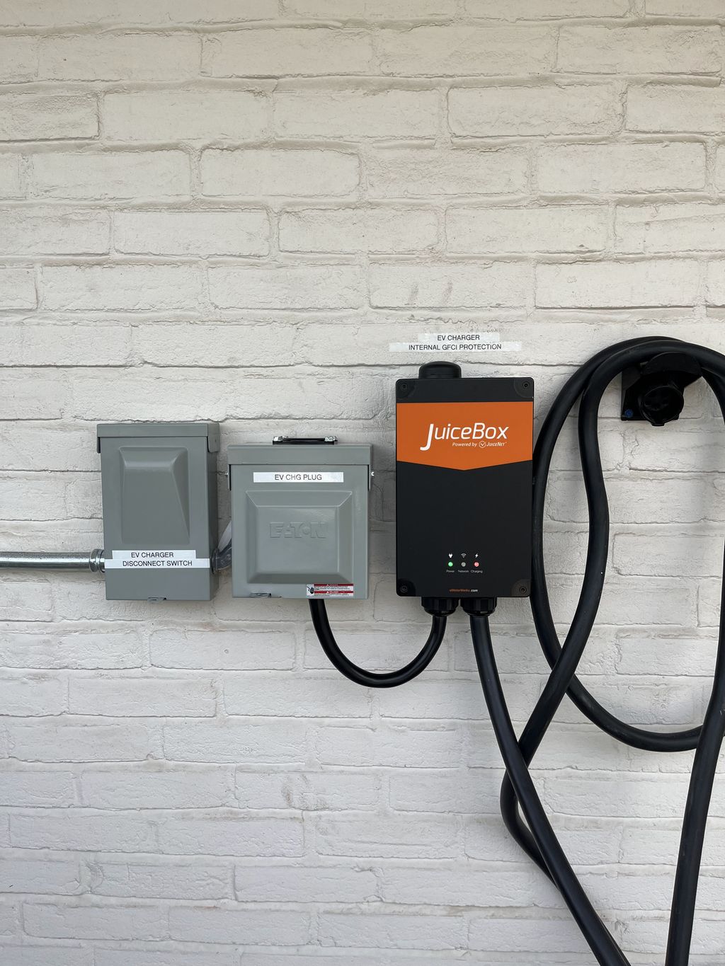 EV charger install- Juicebox