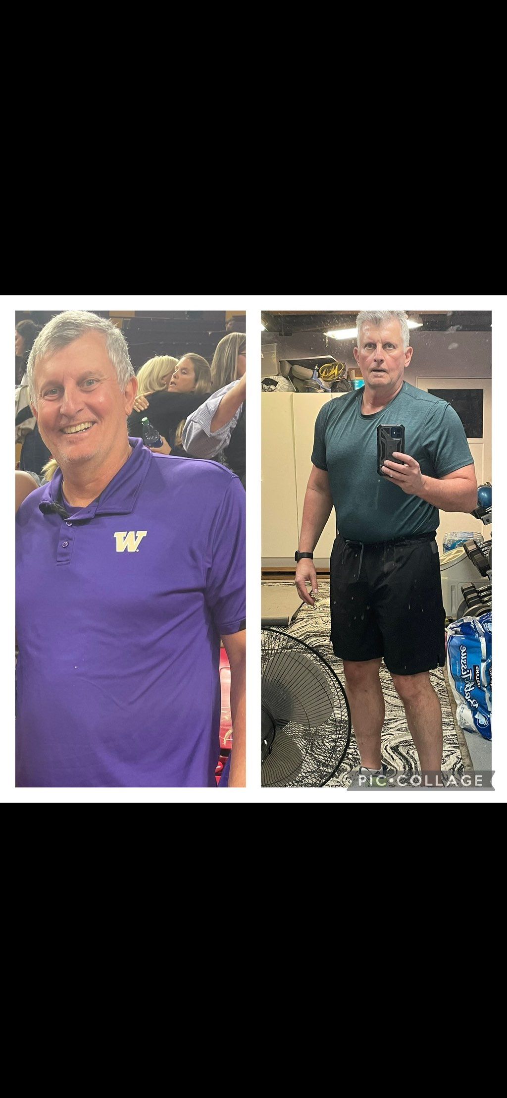 Stephen has lost 30 pounds in 10 weeks.