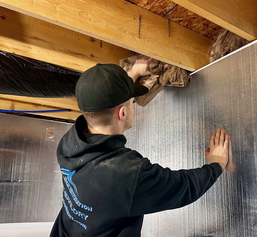 Crawlspace insulation and repair