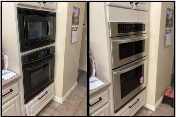 Appliance installation and cabinet modification