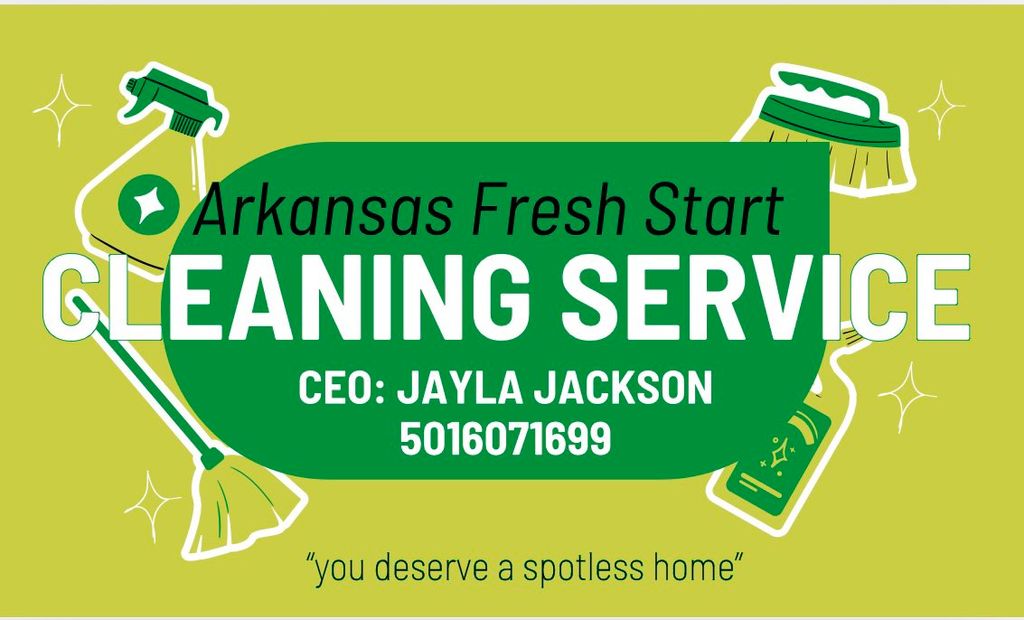 Arkansas Fresh Start Cleaning Service