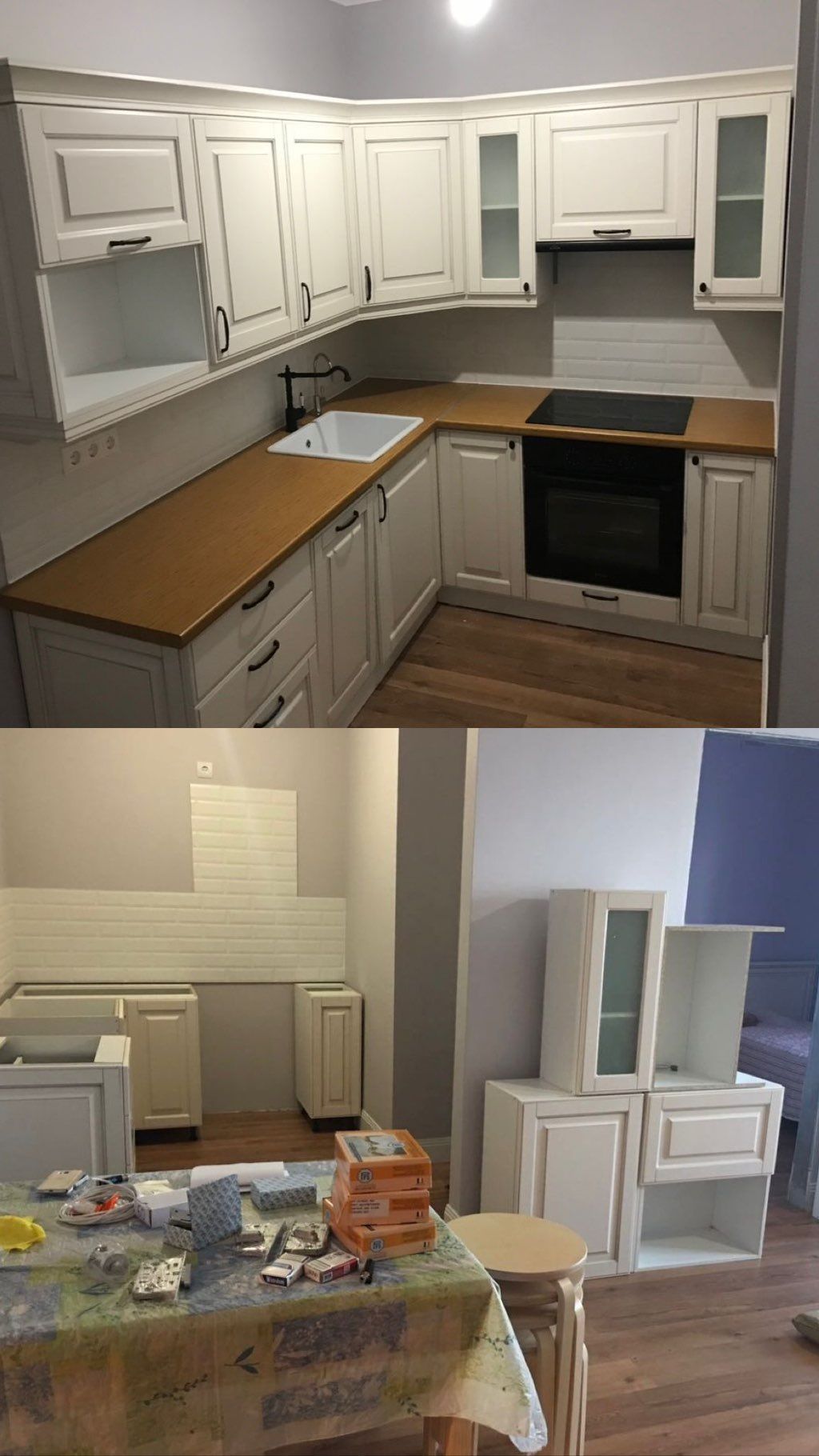 Assembly and installation of the kitchen