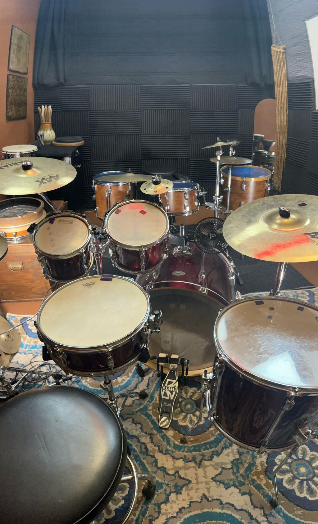 the 'Play Drums Now' studio