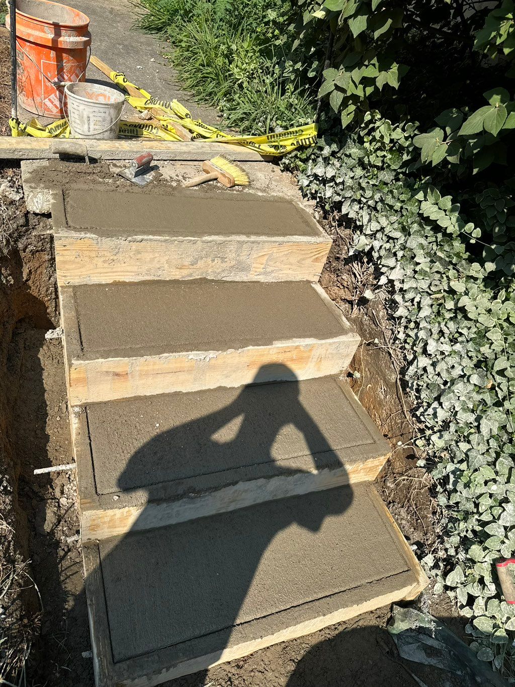 Concrete Step Demo & Install