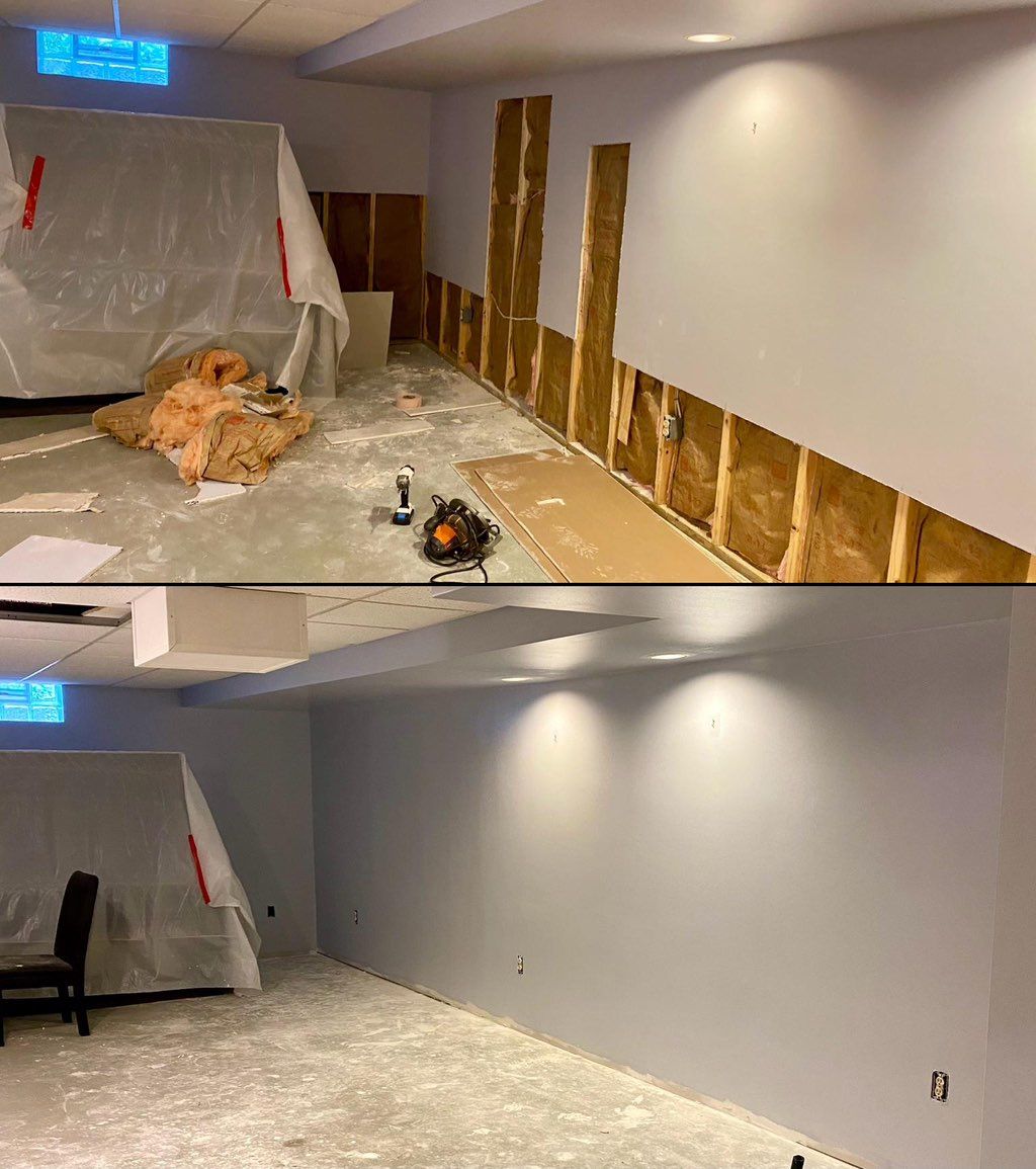 Before and After: Drywall Repair and Repaint (Colo