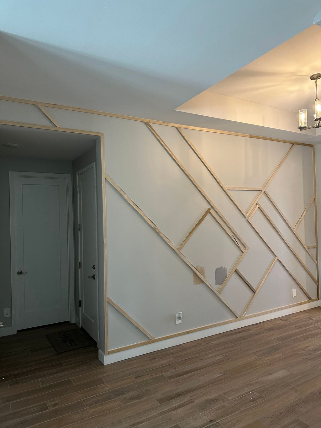 custom wood design wall