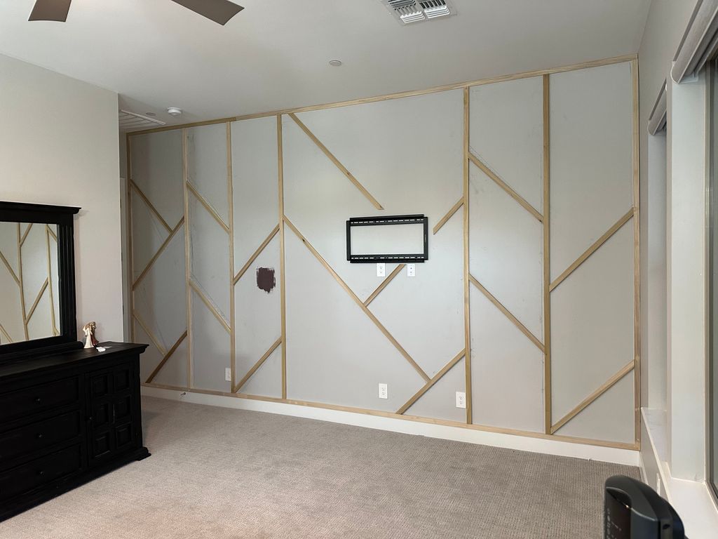 custom wood design wall