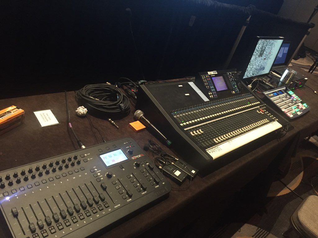 Lighting Console, Audio Console & Video Switcher