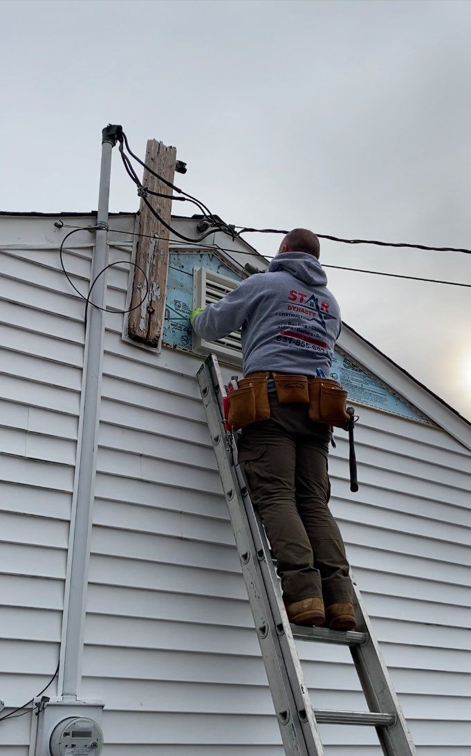 Gable vent installation 