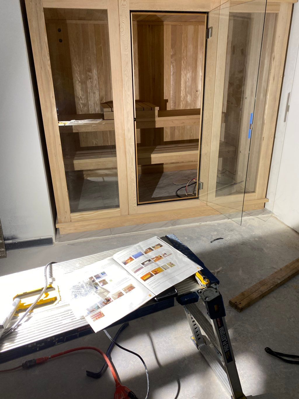 A sauna I recently put together for a client 