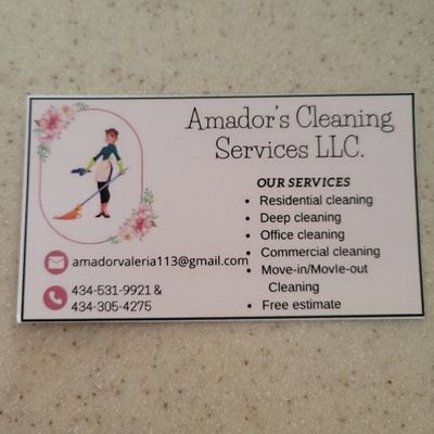 Avatar for amador's Cleaning services and more