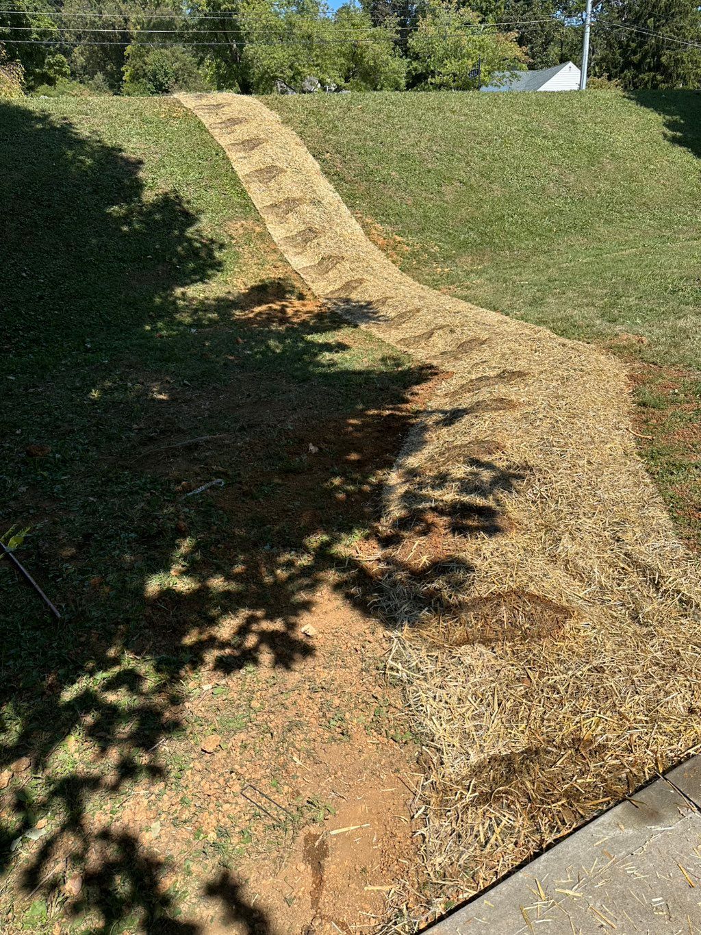 Water line after inspection from the city!