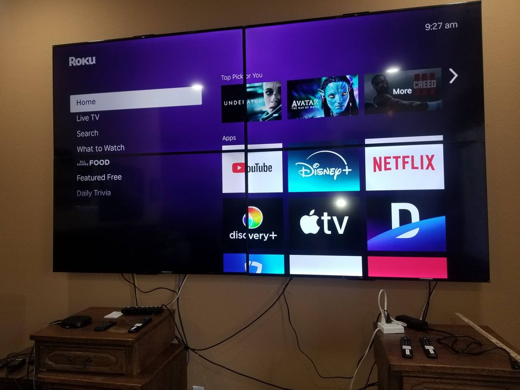 4 TCL 55" TV's
