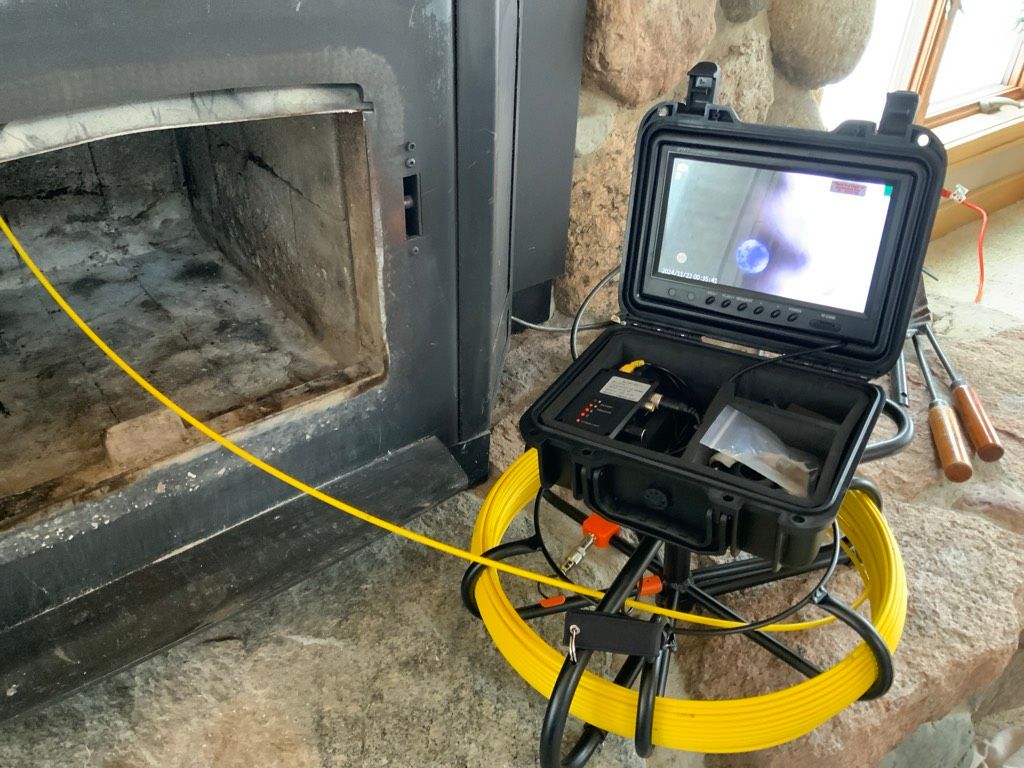 Camera Scope used for Chimney Inspections