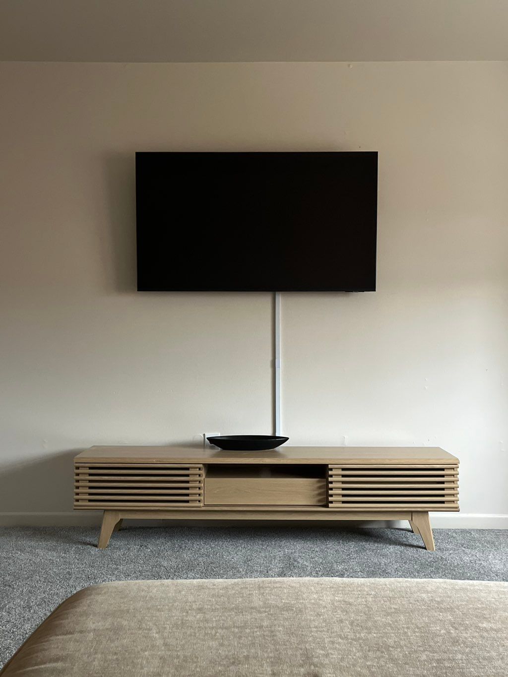 TV Install and cable management system installed