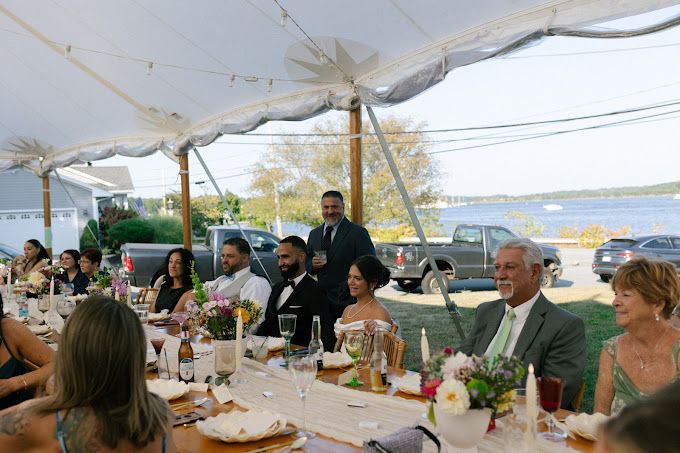 Wedding Organized on Waterfront property in Somers