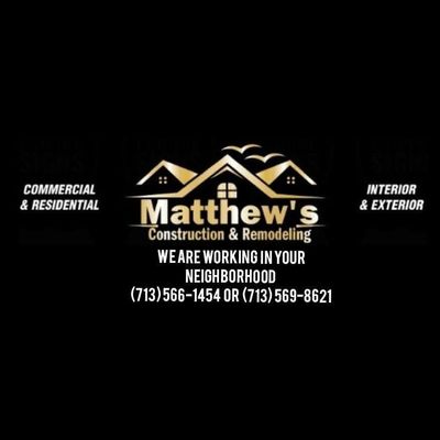 Avatar for Matthew's Construction and Remodeling