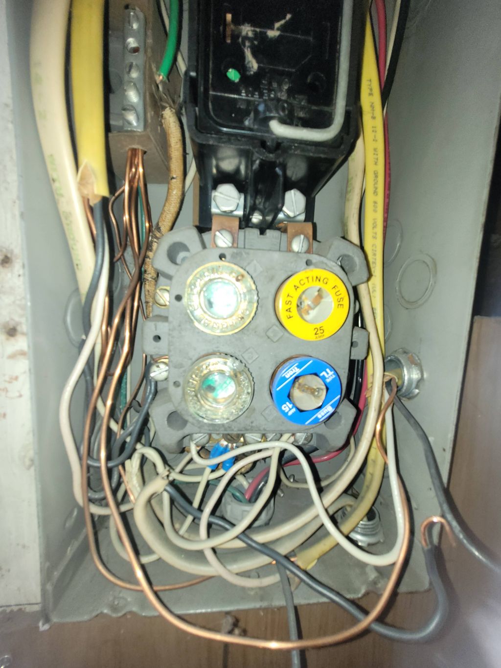 Before (Garage subpanel)