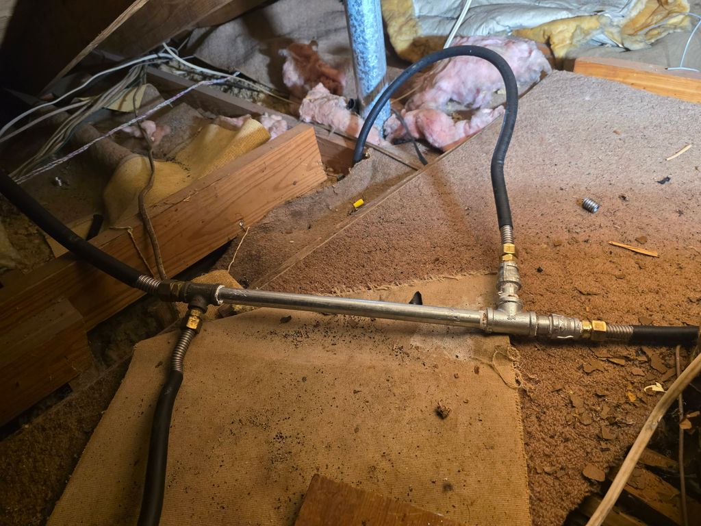 Broken gas line repair/replacement