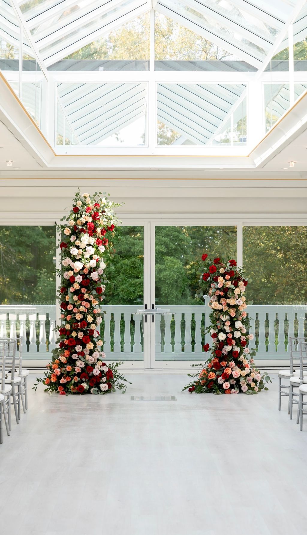 Asymmetrical Arch, autumn colors