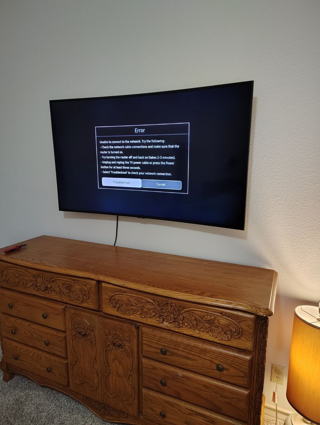 TV mounting