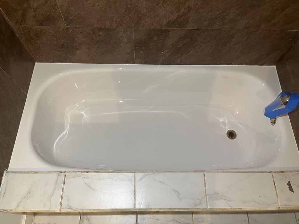 My the bath looks good. Excellent work.